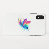 Coques Case-Mate iPhone Exotic Rainbow Hummingbird (Dos (Horizontal))