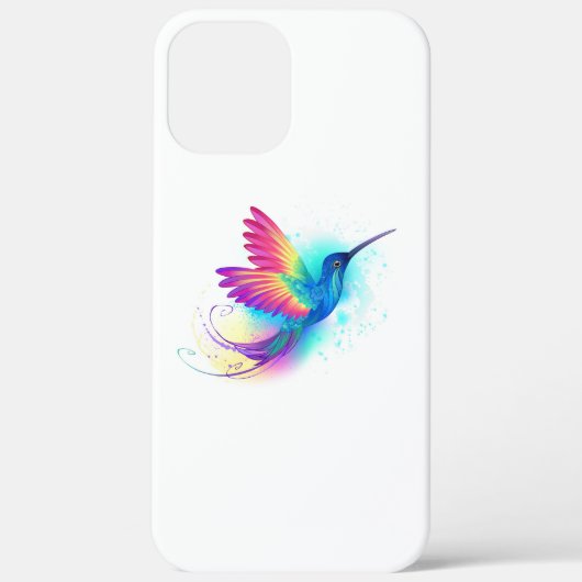 Coques Case-Mate iPhone Exotic Rainbow Hummingbird (Verso)