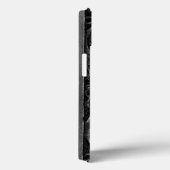 Coques Case-Mate iPhone Exotic Tooled Leather Look | charcoal (Verso / Droite)