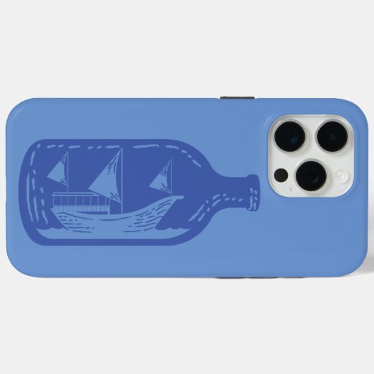 Coques Case-Mate iPhone expédier dans la bouteille (Verso (horizontal))