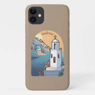 Case-Mate iPhone Case Exploration de Santorin, Grèce