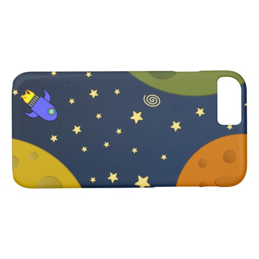 Coques Case-Mate iPhone Exploration spatiale (Dos (Horizontal))