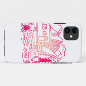 Coques Case-Mate iPhone Explorez Plus Camper Rose Van Mountain Nature Love (Dos (Horizontal))