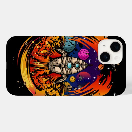Coques Case-Mate iPhone Exploser le vaisseau spatial (Verso (horizontal))