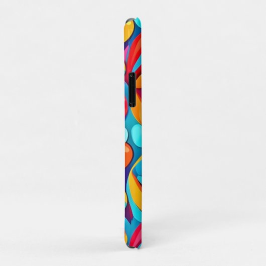 Coques Case-Mate iPhone Explosion Abstraite florale (Dos/Droite)