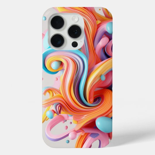Coques Case-Mate iPhone Explosion de formes pastel (Verso)