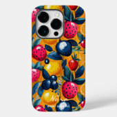Coques Case-Mate iPhone Explosion de Fruits Vibrants dans une Palette de C (Verso)