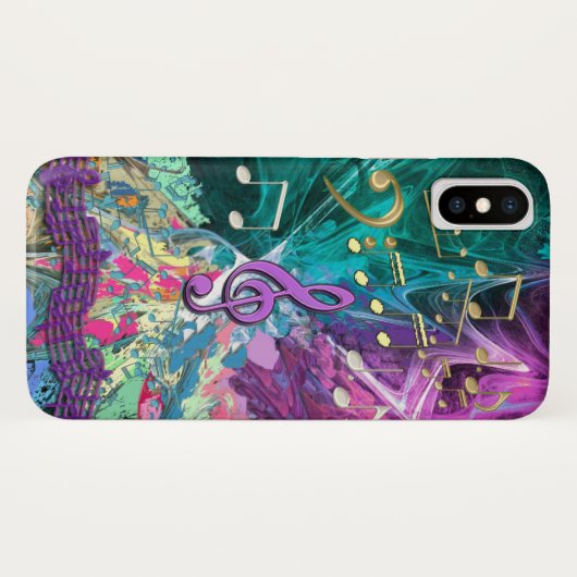 Coques Case-Mate iPhone Explosion de musique (Dos (Horizontal))
