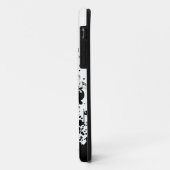 Coques Case-Mate iPhone explosion de musique cool de nom personnalisé (Dos/Gauche)