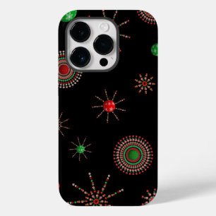 Coque Pour iPhone 14 Pro Explosion d'étoiles de Noël