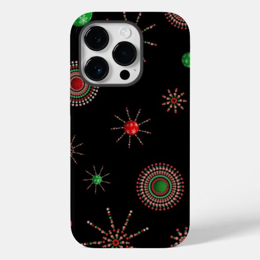 Coques Case-Mate iPhone Explosion d'étoiles de Noël (Verso)