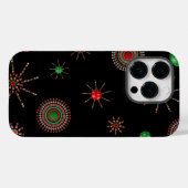 Coques Case-Mate iPhone Explosion d'étoiles de Noël (Verso (horizontal))