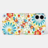 Coques Case-Mate iPhone Explosion florale de couleur (Verso (horizontal))