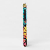 Coques Case-Mate iPhone Explosion florale vibrante par Doodle (Dos/Gauche)