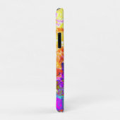 Coques Case-Mate iPhone Explosions de couleurs abstraites artistiques (Dos/Droite)