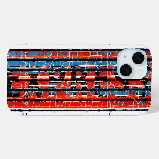 Coques Case-Mate iPhone "Express" - Peinture à Peeling rustique (Verso (horizontal))