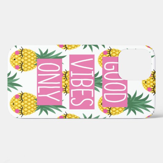 Coques Case-Mate iPhone Expression conceptuelle Bonnes vibes seulement sur (Verso (horizontal))