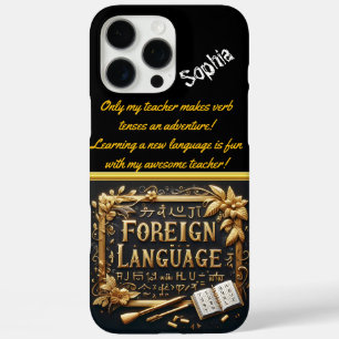 Coques iPhone 16 Pro Max Expression créative en langues étrangères