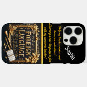 Coques Case-Mate iPhone Expression créative en langues étrangères (Verso (horizontal))