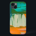 Etui iPhone Case-Mate Expression libre multicolorée<br><div class="desc">Jennifer Goldberger created this multicolored free expression painting. Thick paint strokes leaves globs of paint on the work,  making it feel like a layered print. Get yours now !</div>