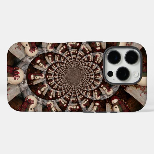 Coques Case-Mate iPhone Extraordinaire Snowman (Verso (horizontal))