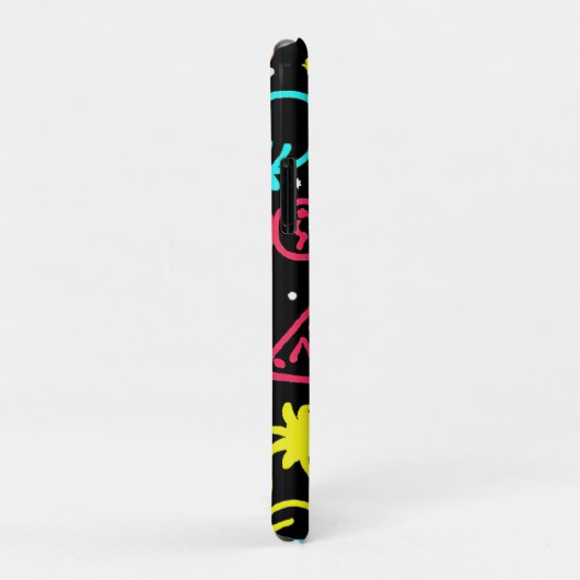 Coques Case-Mate iPhone Extravagance de fruits de néon (Dos/Droite)