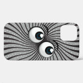 Coques Case-Mate iPhone Eyeball Mania sur pois (Verso (horizontal))