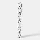Coques Case-Mate iPhone Eyelet blanc sur noir (Verso / Droite)
