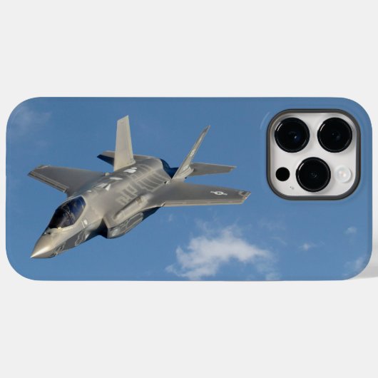 Coques Case-Mate iPhone F-35 Lightning II Panther Jet Fighter dans le ciel (Verso (horizontal))