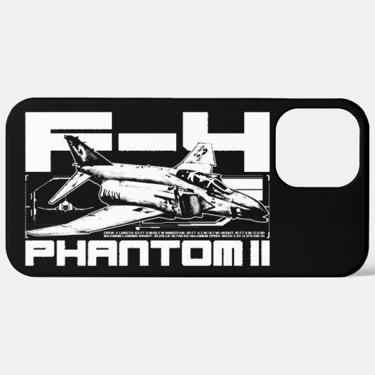 Coques Case-Mate iPhone F-4 Phantom II (Retour (horizontal))