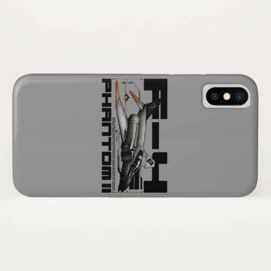 Coques Case-Mate iPhone F-4 Phantom II (Dos (Horizontal))