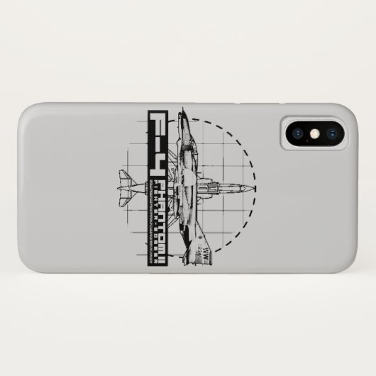 Coques Case-Mate iPhone F-4 Phantom II (Dos (Horizontal))