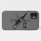 Coques Case-Mate iPhone F-4 Phantom II (Dos (Horizontal))