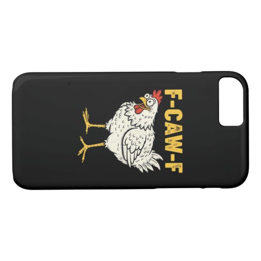 Coques Case-Mate iPhone F-Caw-F Chicken Classic Retro Cool (Dos (Horizontal))