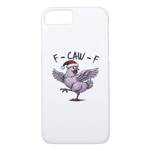 Coques Case-Mate iPhone F-Caw-F Chicken Retro Classic (Dos)