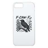 Coques Case-Mate iPhone F-Caw-F Crow Bird Retro Classic (Dos)