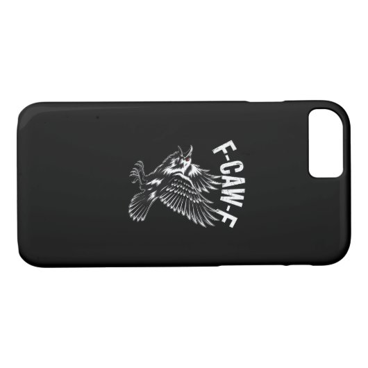 Coques Case-Mate iPhone F-Caw-F Crow Retro Classic (Dos (Horizontal))