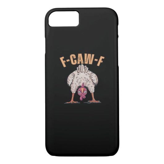 Coques Case-Mate iPhone F Caw F Funny Chicken Classic Retro Cool Style (Dos)