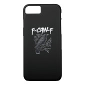 Coques Case-Mate iPhone F-Caw-F Funny Crow Minimal Clean (Dos)