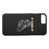 Coques Case-Mate iPhone F-Caw-F Gaming Raven With Headphones - Edgy Stream (Dos (Horizontal))