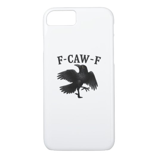 Coques Case-Mate iPhone F-Caw-F Raven F-Caw-F Crow Halloween Funny Crow Cl (Dos)