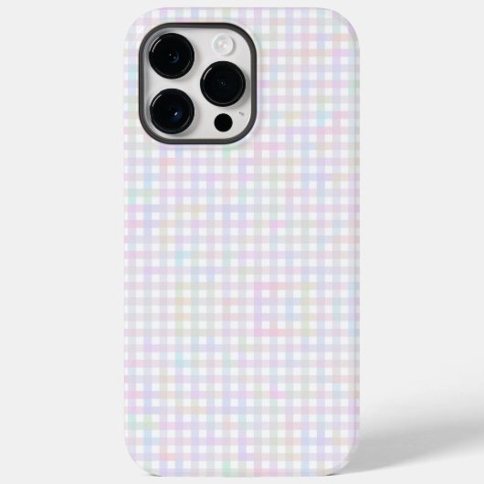 Coques Case-Mate iPhone F & L En vichy multicolore (Verso)