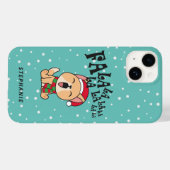 Coques Case-Mate iPhone Fa La La La La Christmas Chant Chien | Dossier tél (Verso (horizontal))