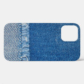 Coques Case-Mate iPhone Fabric Blue Jeans Arrière - plan, texture Denim (Verso (horizontal))