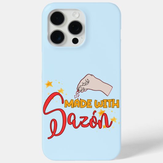 Coques Case-Mate iPhone Fabriqué avec Sazón et tout un tas de saveur (Verso)