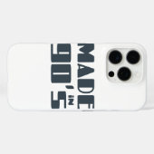 Coques Case-Mate iPhone Fabriqué dans les années 90 (Verso (horizontal))