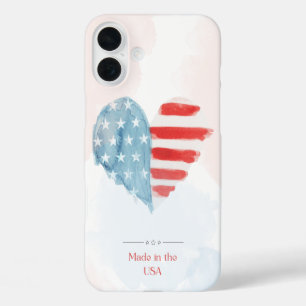 Coques iPhone 16 Plus Fabriqué dans l'étui téléphonique aux États-Unis