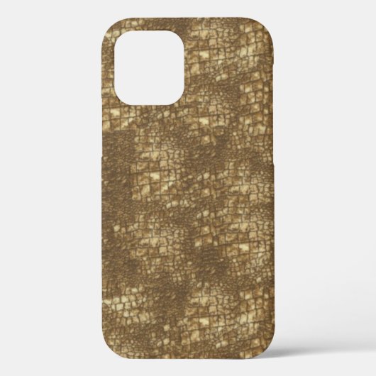 Coques Case-Mate iPhone Fabuleux Motif Brown Snakeskin (Verso)