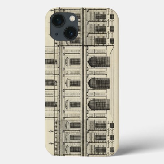 Coques Case-Mate iPhone Façade de style théâtral de Colen Campbell (Verso)