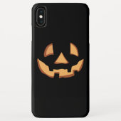 Coques Case-Mate iPhone Face citrouille pour Halloween (Dos)